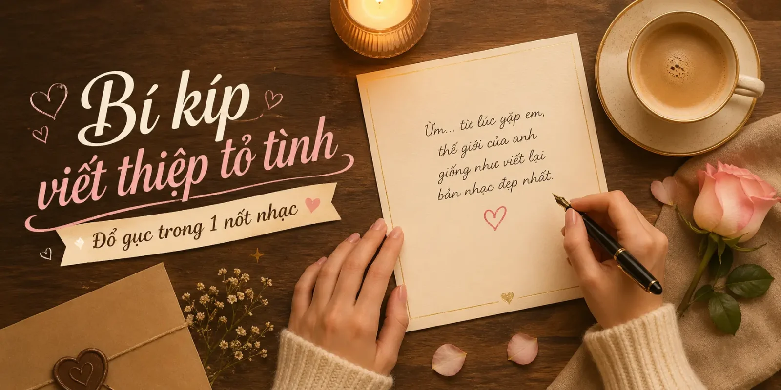 Viết thiệp tỏ tình sao cho tinh tế? Cách để Crush đồng ý ngay