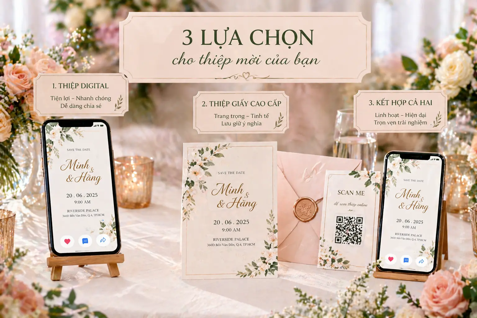 Khi nào nên chọn thiệp digital, thiệp giấy hoặc kết hợp cả hai 